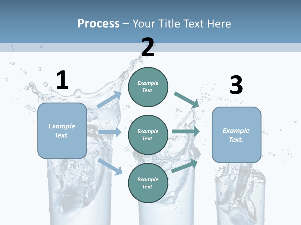 Light Cube Water PowerPoint Template