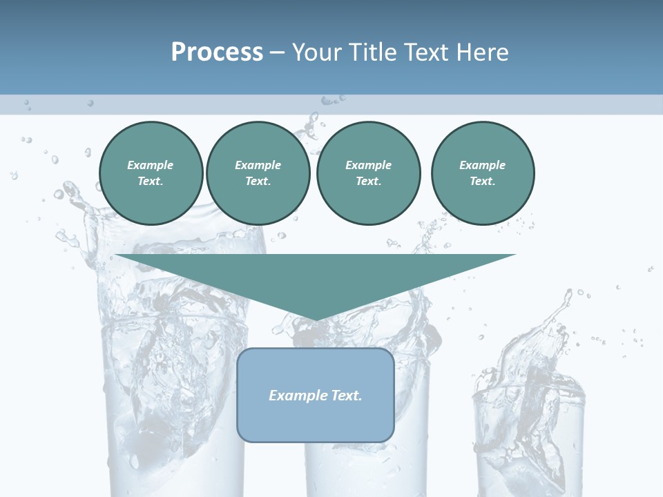 Light Cube Water PowerPoint Template