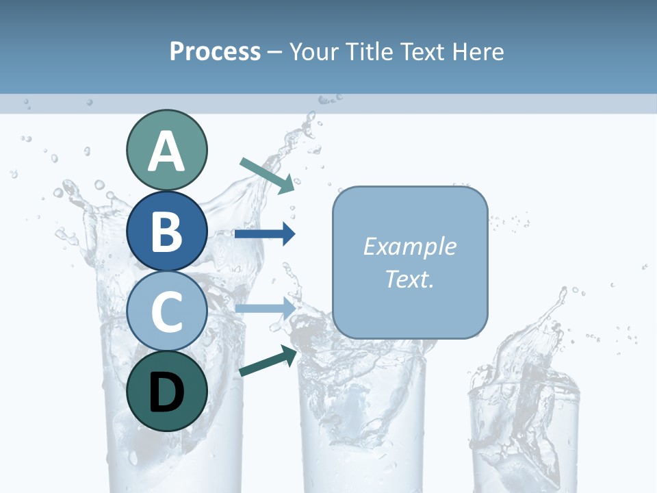 Light Cube Water PowerPoint Template