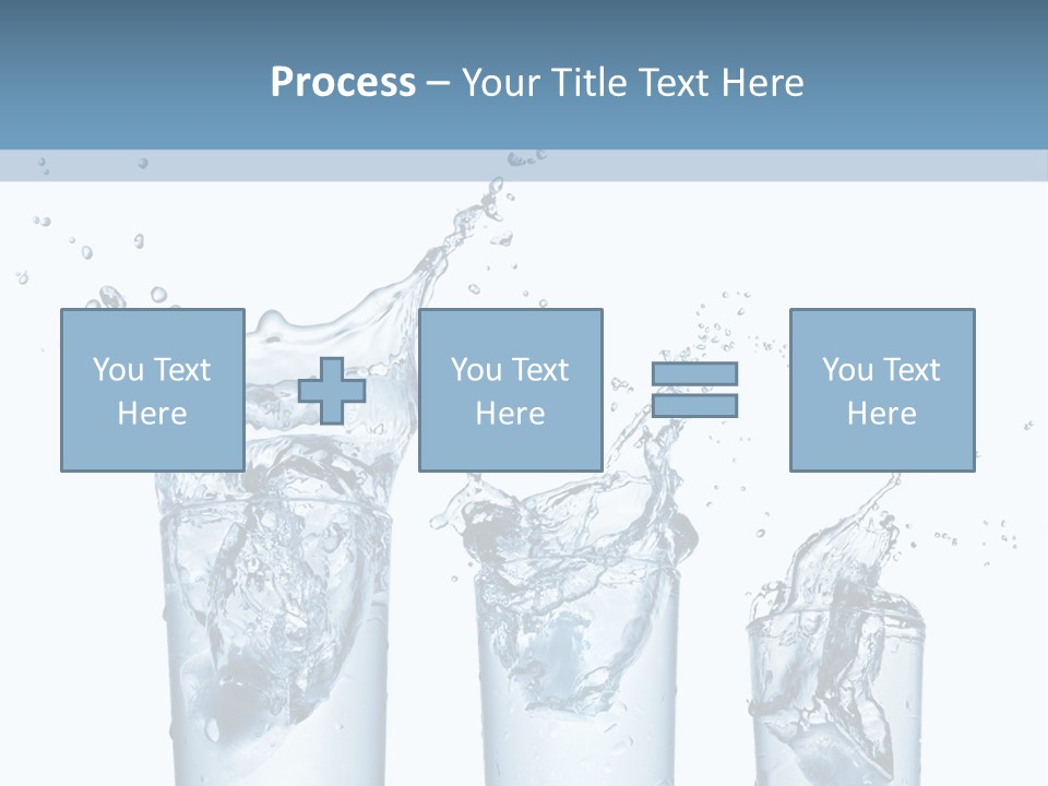 Light Cube Water PowerPoint Template