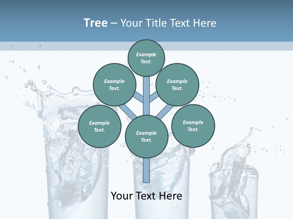 Light Cube Water PowerPoint Template