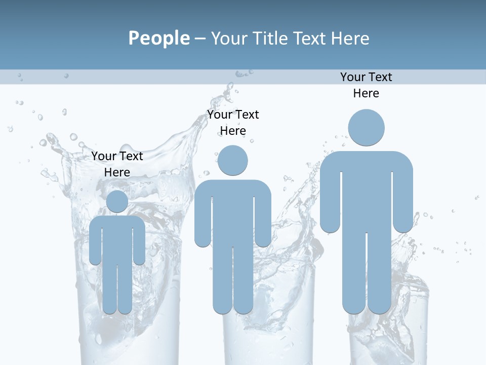 Light Cube Water PowerPoint Template