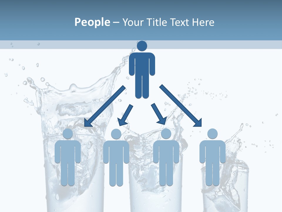 Light Cube Water PowerPoint Template