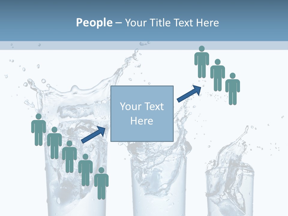 Light Cube Water PowerPoint Template