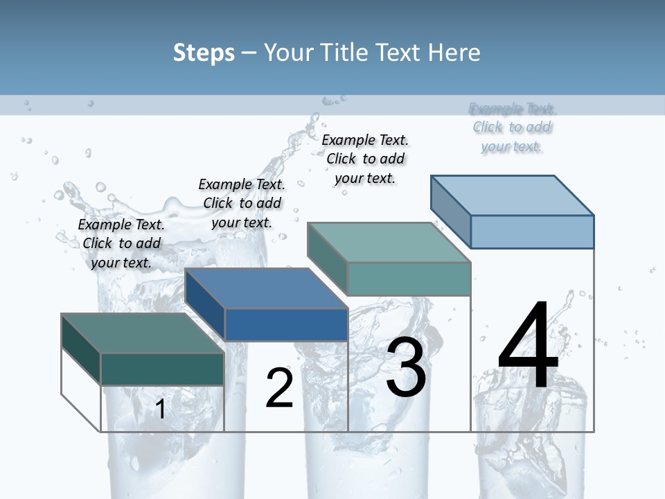 Light Cube Water PowerPoint Template