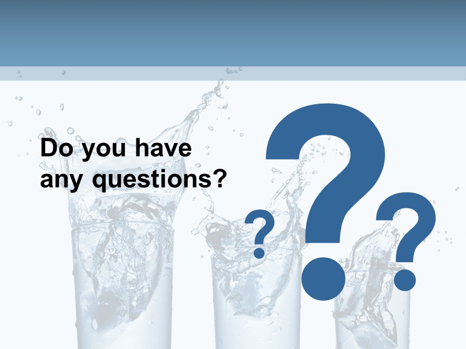 Light Cube Water PowerPoint Template