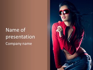 Underwear Hot Vogue PowerPoint Template