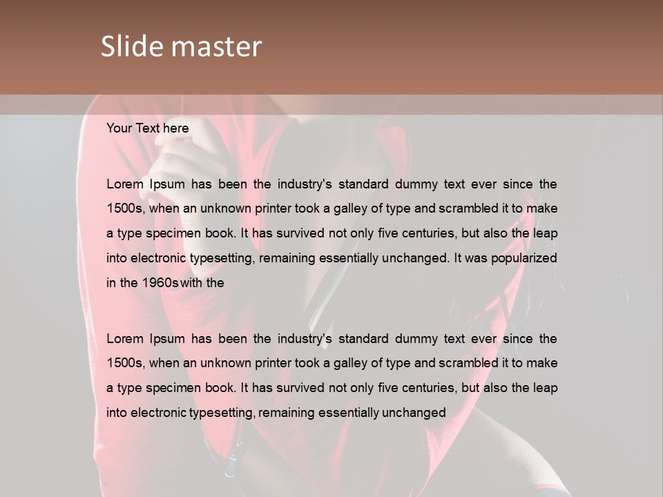 Underwear Hot Vogue PowerPoint Template