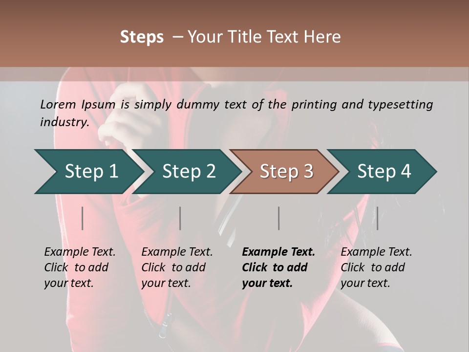 Underwear Hot Vogue PowerPoint Template