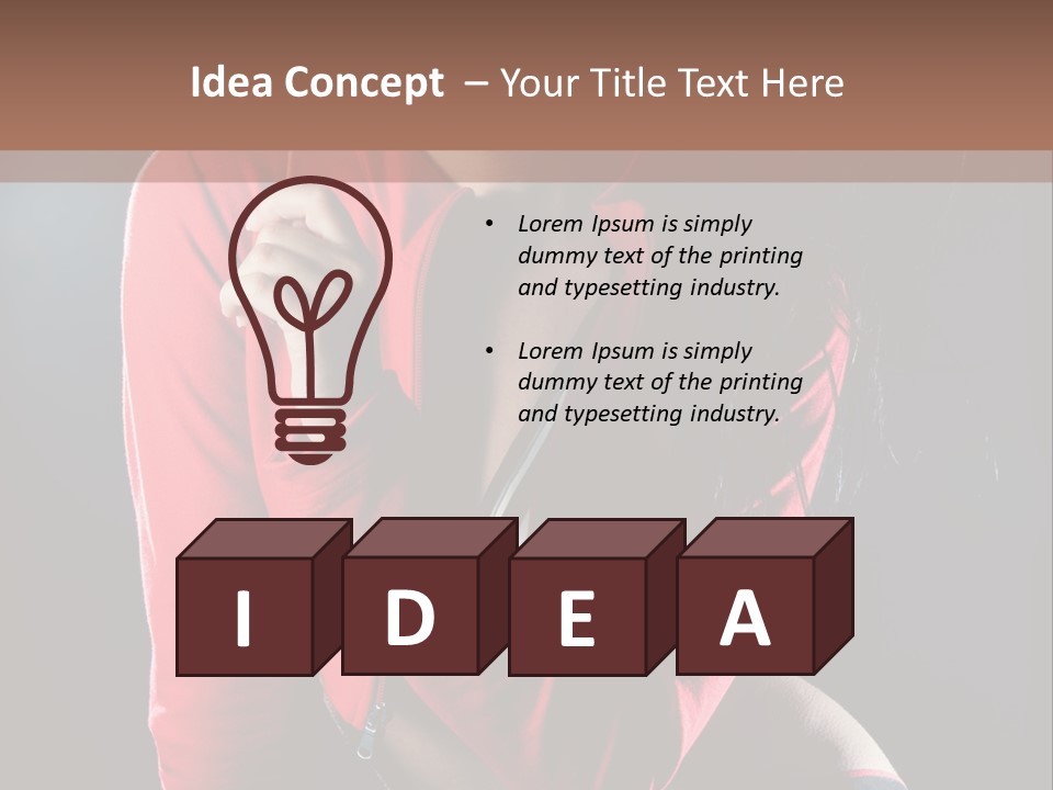 Underwear Hot Vogue PowerPoint Template