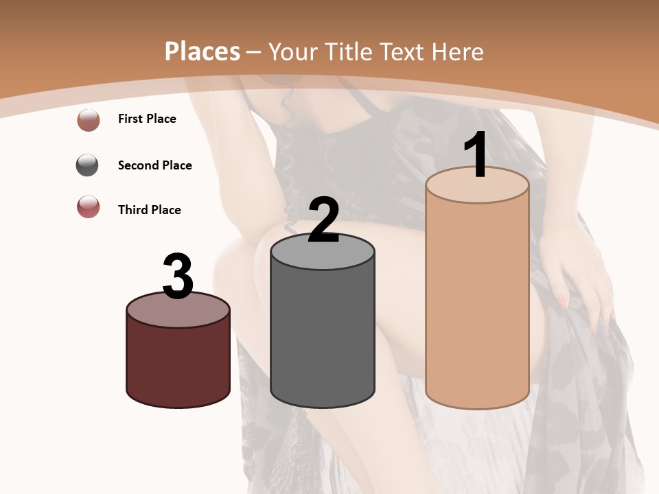 Expression Hold Flirt PowerPoint Template