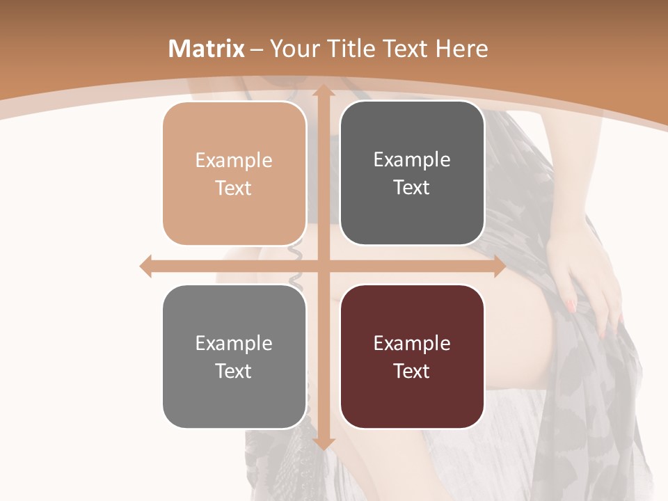 Expression Hold Flirt PowerPoint Template