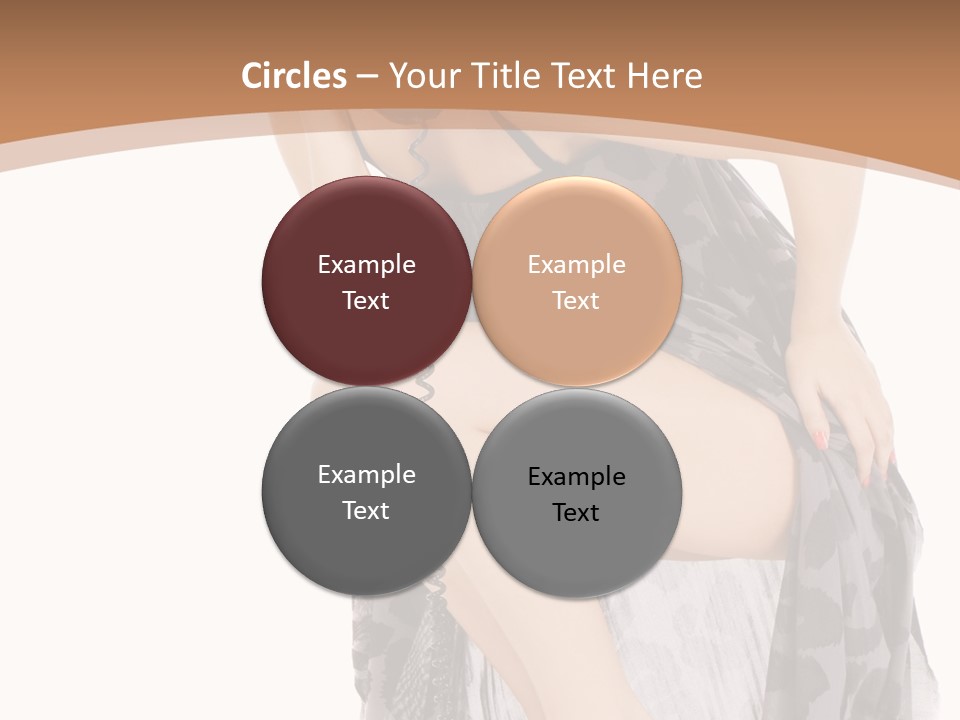 Expression Hold Flirt PowerPoint Template