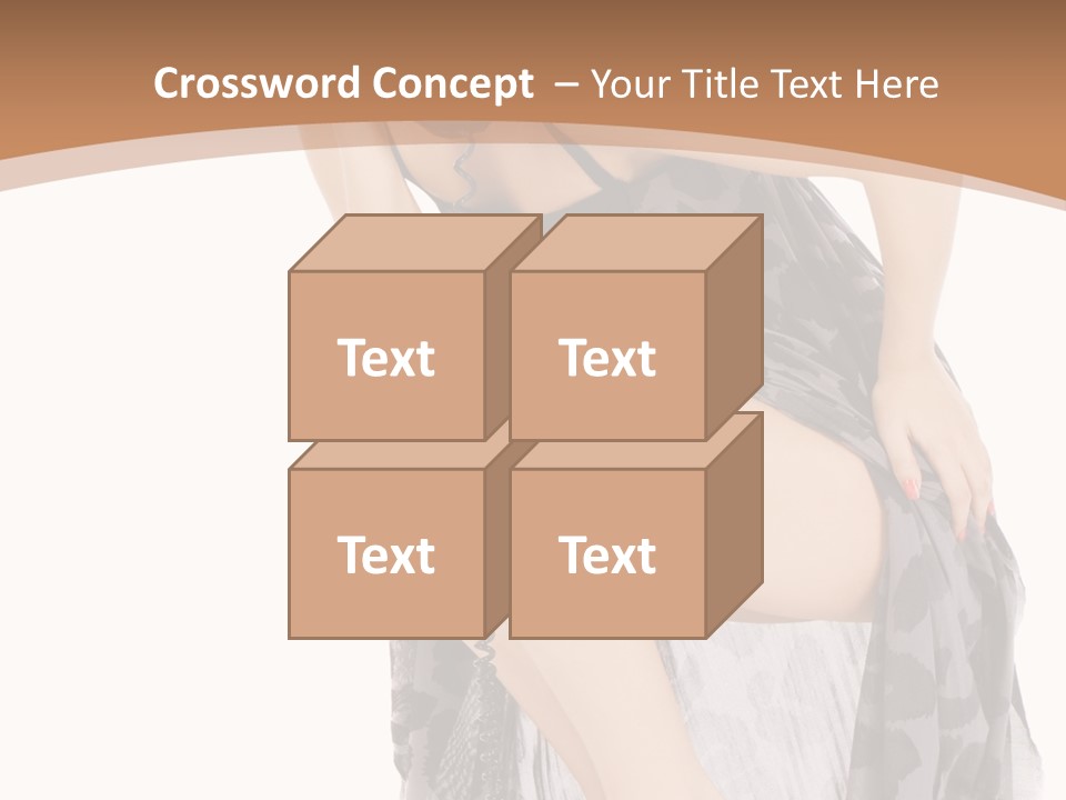 Expression Hold Flirt PowerPoint Template