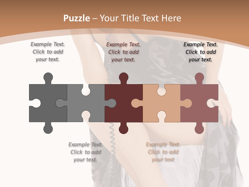 Expression Hold Flirt PowerPoint Template