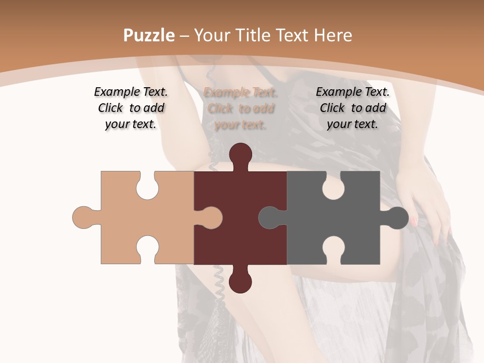 Expression Hold Flirt PowerPoint Template