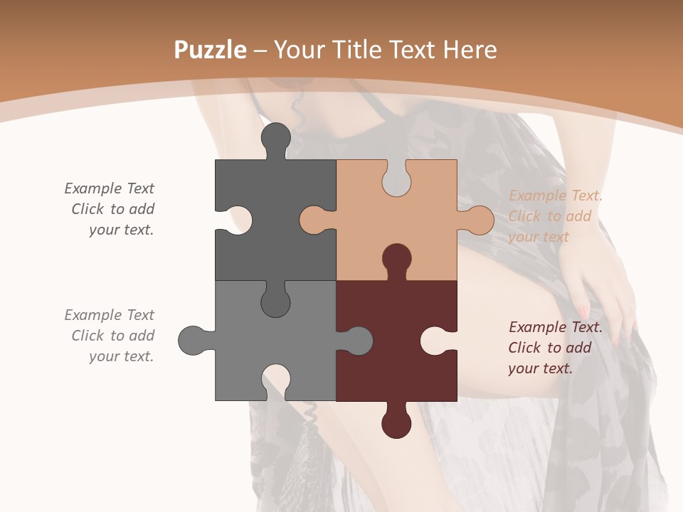 Expression Hold Flirt PowerPoint Template