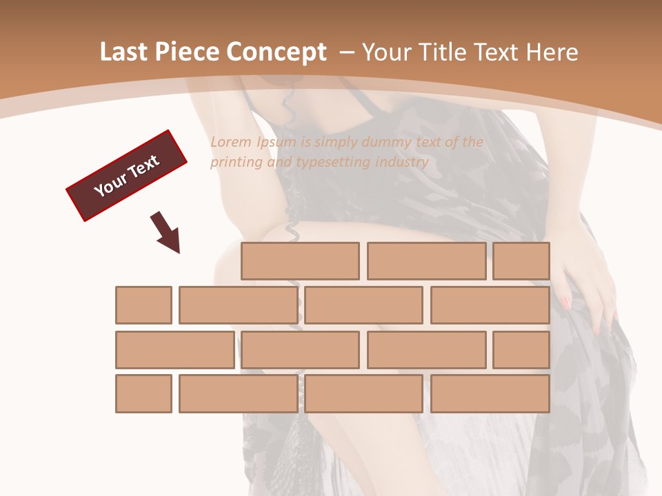 Expression Hold Flirt PowerPoint Template