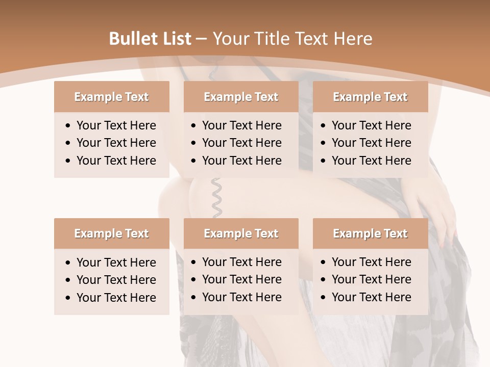 Expression Hold Flirt PowerPoint Template