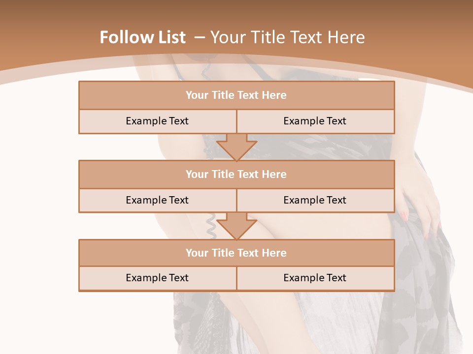 Expression Hold Flirt PowerPoint Template