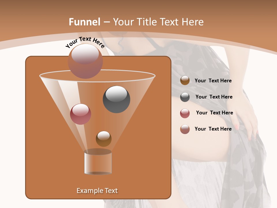 Expression Hold Flirt PowerPoint Template
