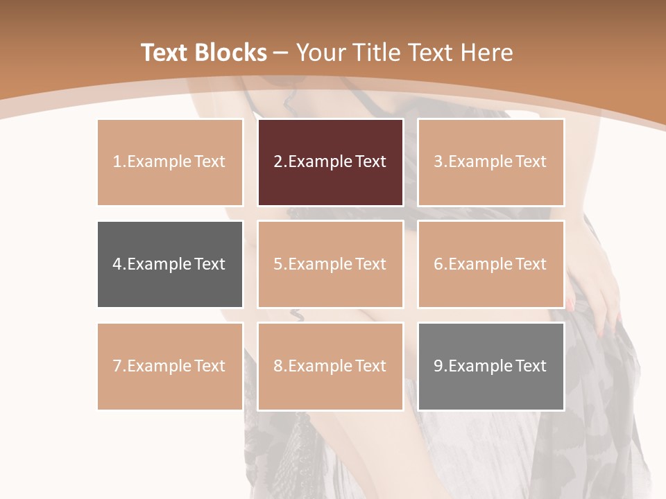 Expression Hold Flirt PowerPoint Template