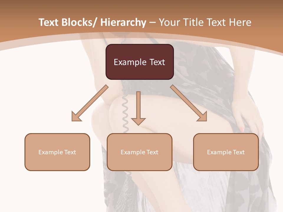 Expression Hold Flirt PowerPoint Template