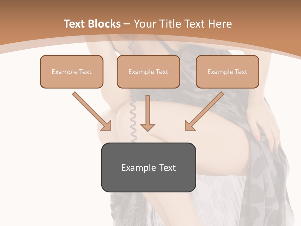 Expression Hold Flirt PowerPoint Template