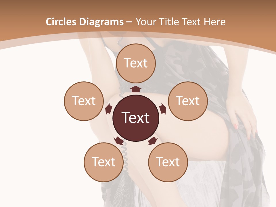 Expression Hold Flirt PowerPoint Template