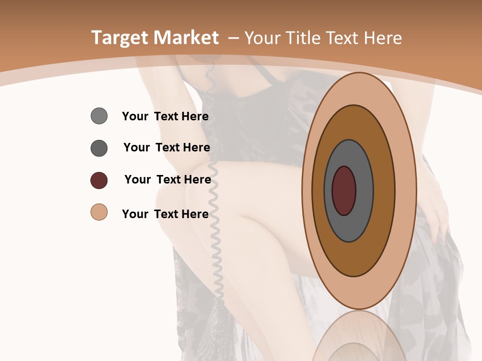 Expression Hold Flirt PowerPoint Template