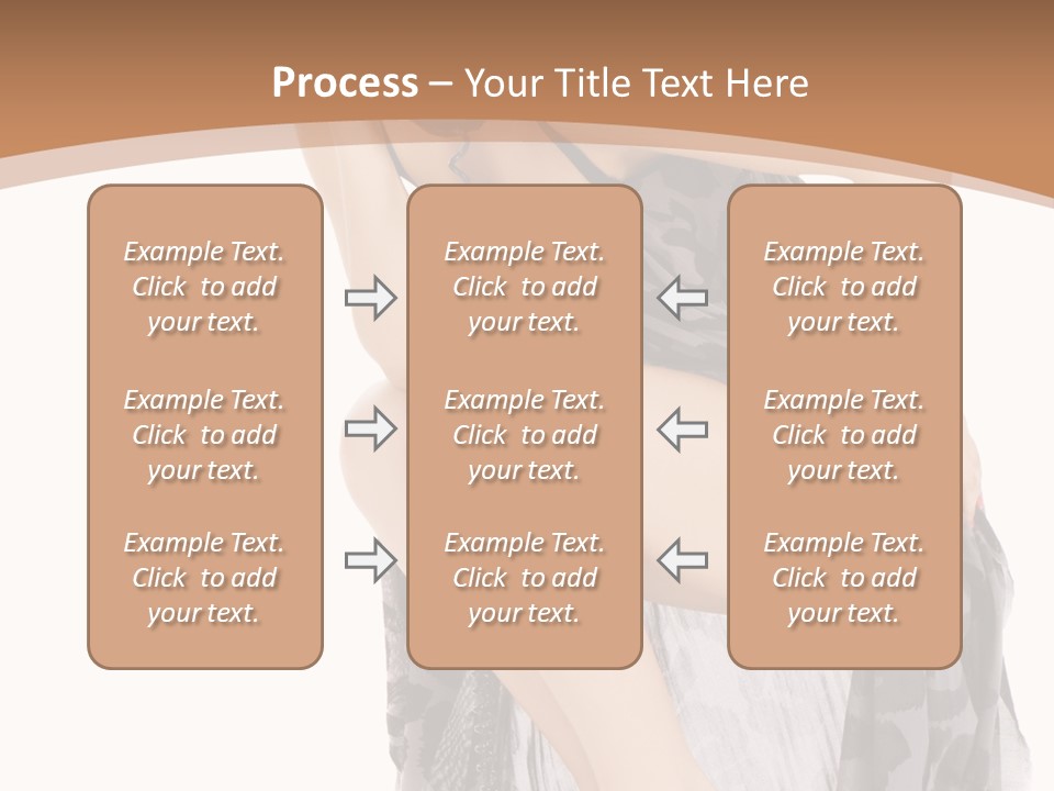 Expression Hold Flirt PowerPoint Template