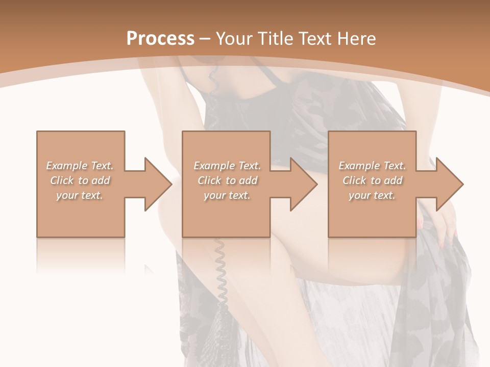 Expression Hold Flirt PowerPoint Template