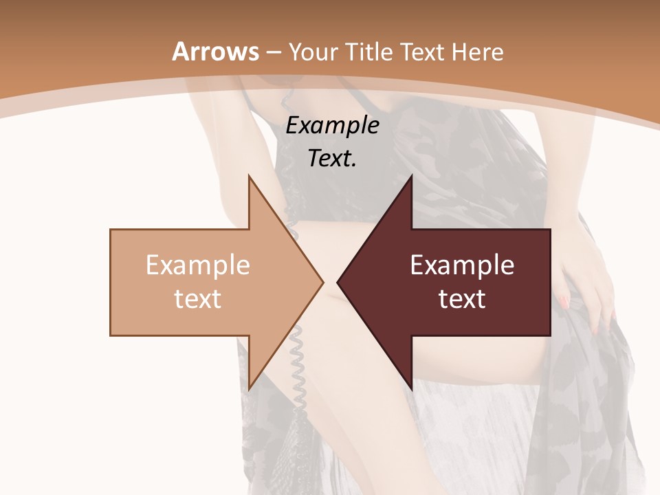 Expression Hold Flirt PowerPoint Template