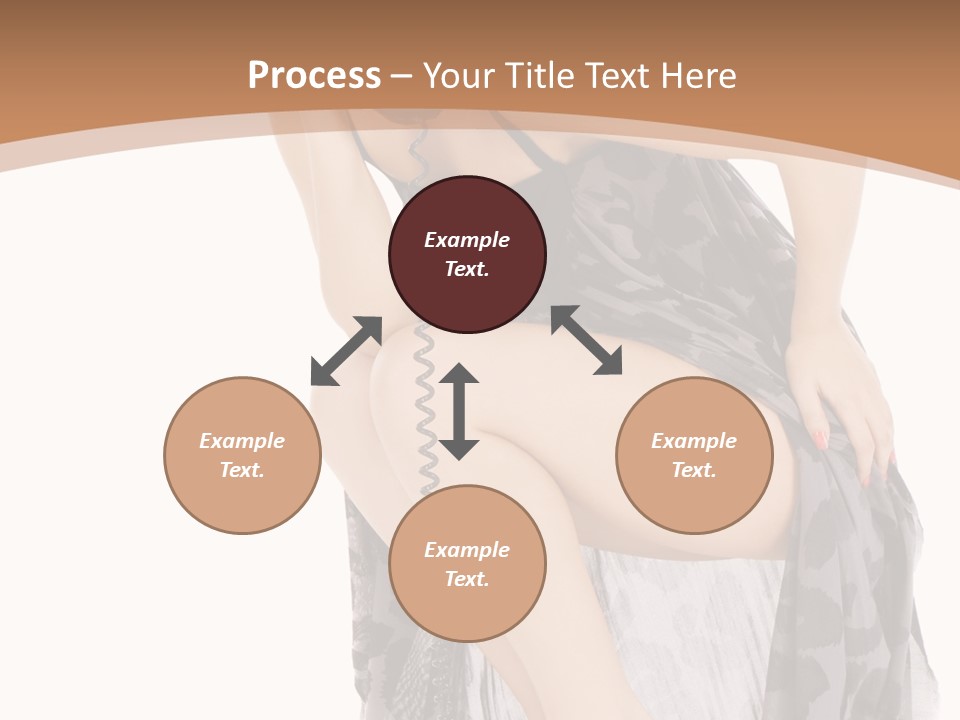 Expression Hold Flirt PowerPoint Template