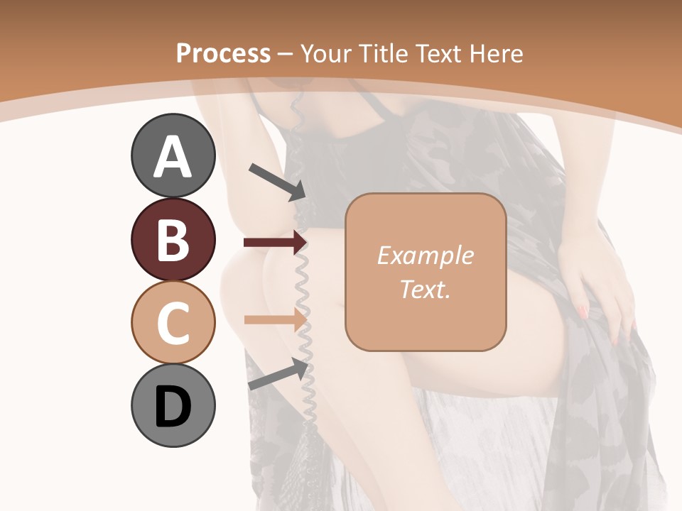 Expression Hold Flirt PowerPoint Template