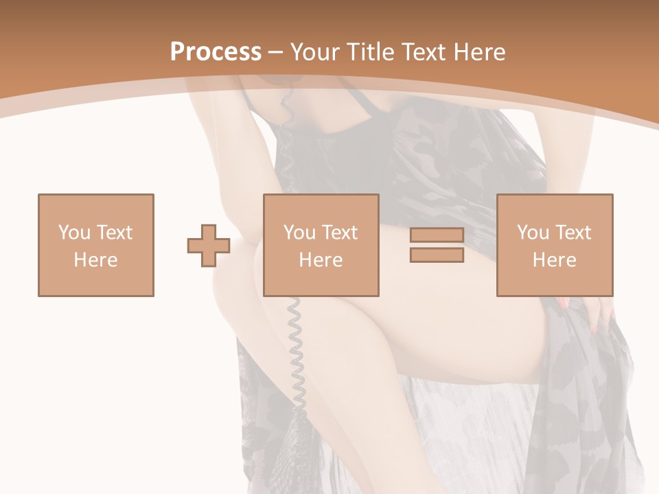 Expression Hold Flirt PowerPoint Template