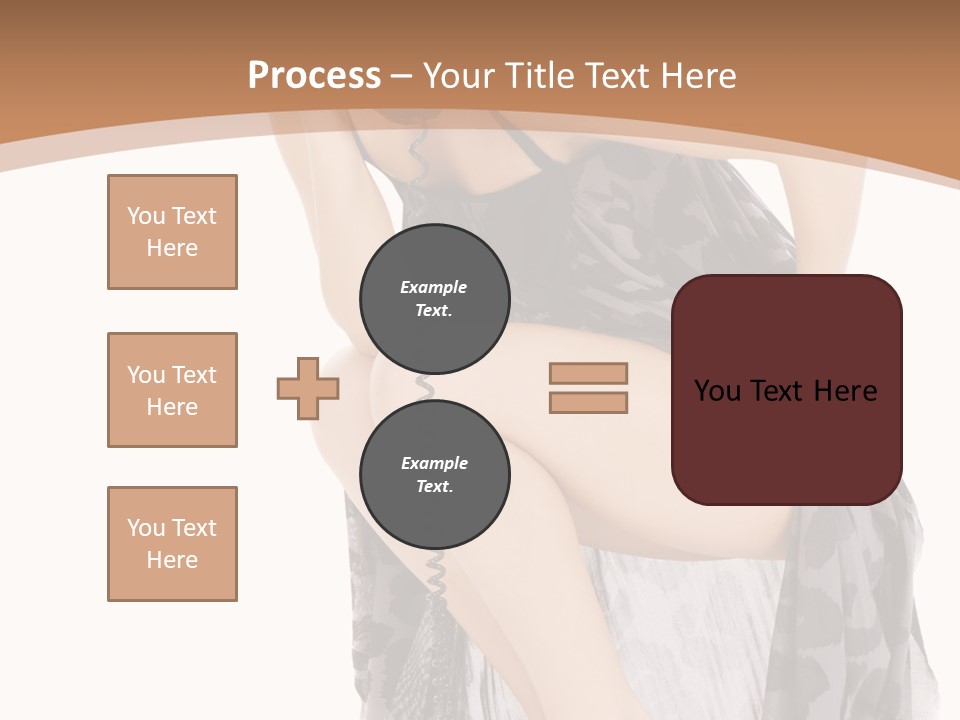 Expression Hold Flirt PowerPoint Template