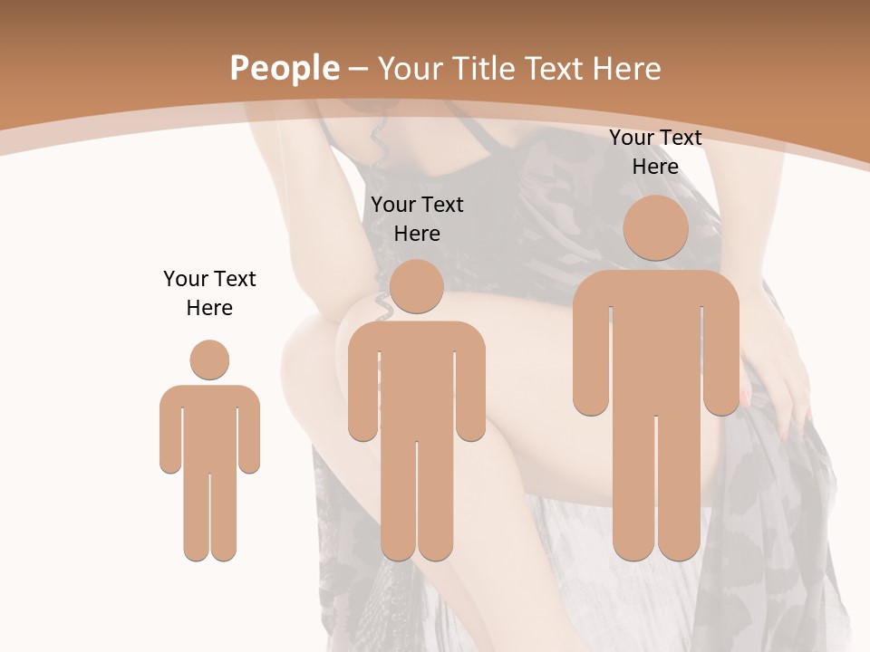 Expression Hold Flirt PowerPoint Template