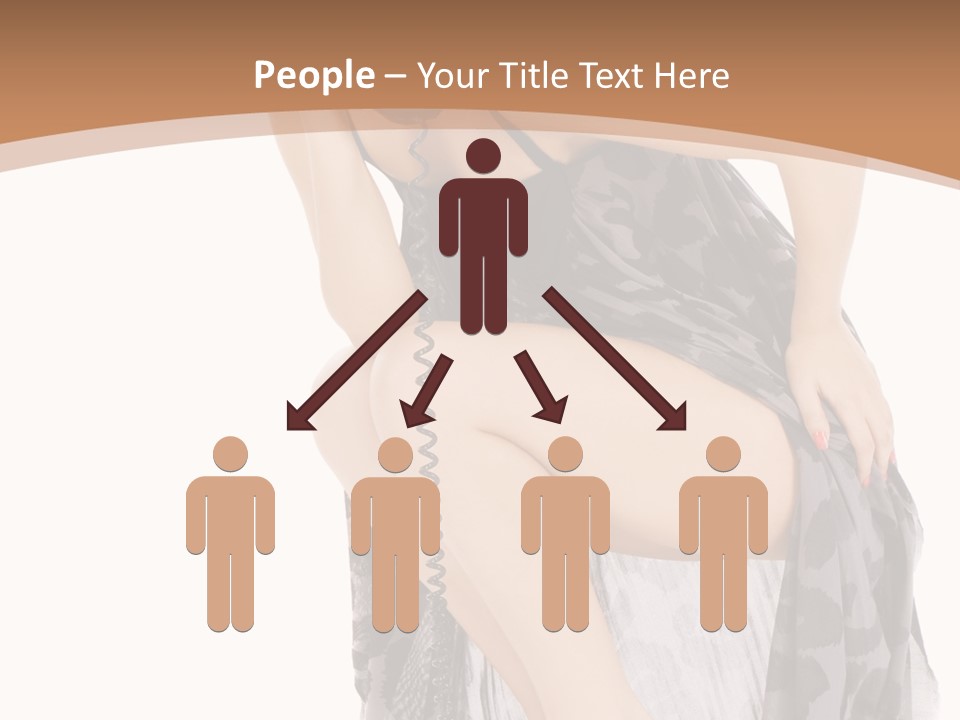 Expression Hold Flirt PowerPoint Template