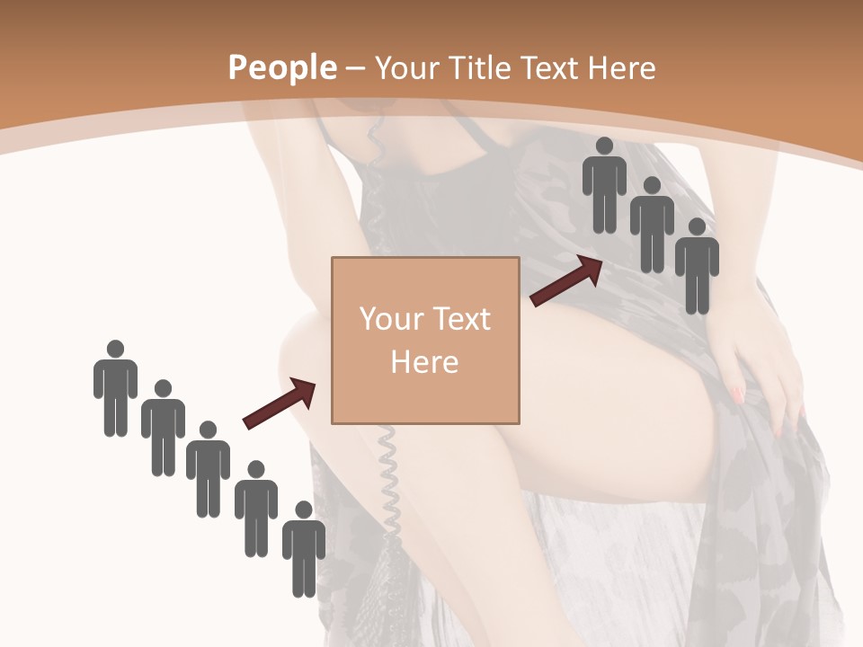 Expression Hold Flirt PowerPoint Template