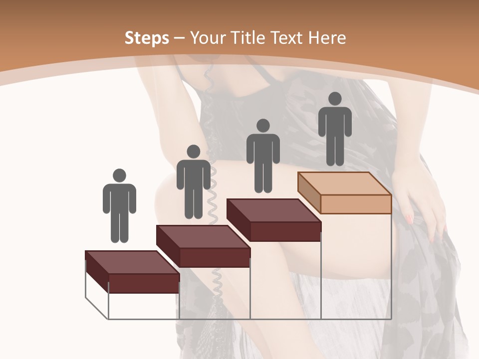 Expression Hold Flirt PowerPoint Template