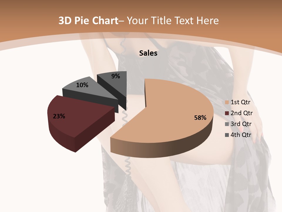 Expression Hold Flirt PowerPoint Template