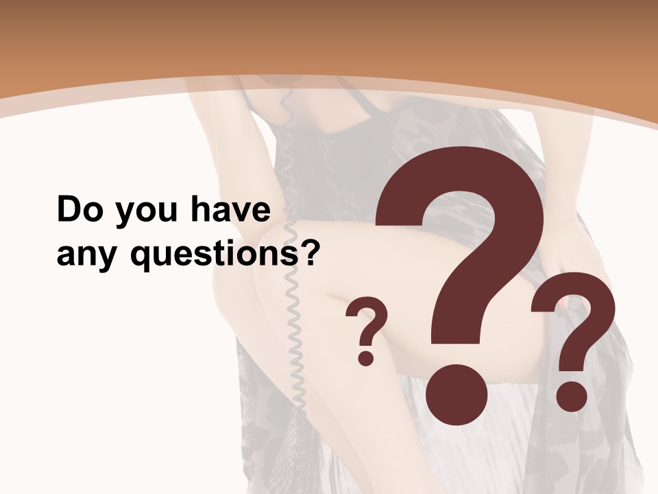 Expression Hold Flirt PowerPoint Template