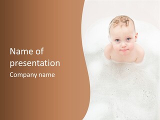 Boy Caucasian Background PowerPoint Template