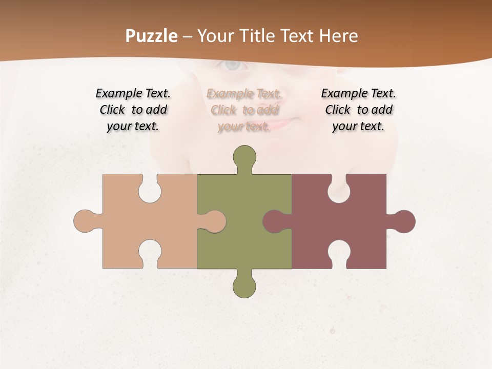 Boy Caucasian Background PowerPoint Template