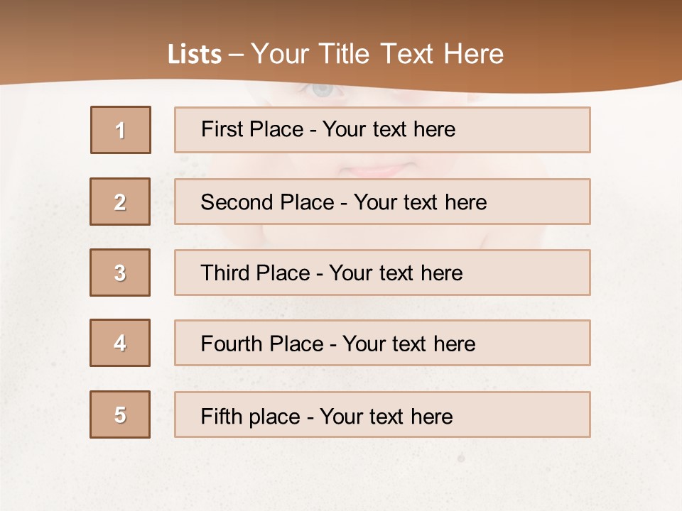 Boy Caucasian Background PowerPoint Template