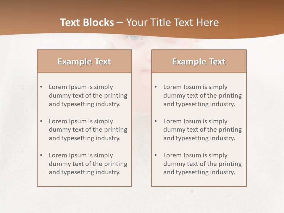 Boy Caucasian Background PowerPoint Template
