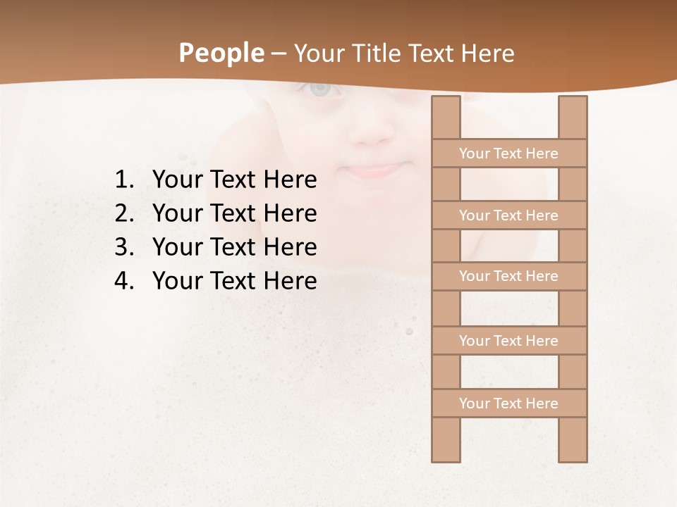 Boy Caucasian Background PowerPoint Template