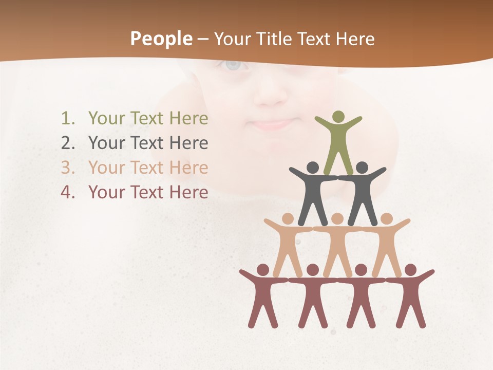 Boy Caucasian Background PowerPoint Template