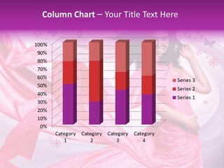 Woman Joyful Smiling PowerPoint Template